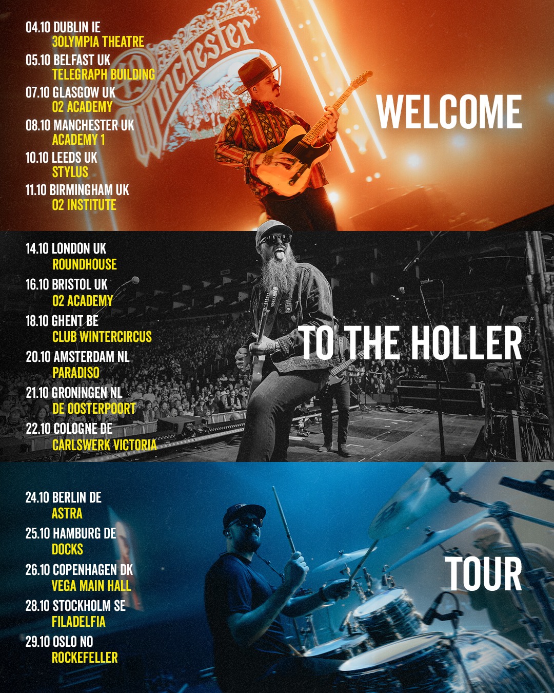 49 Winchester Tour Poster