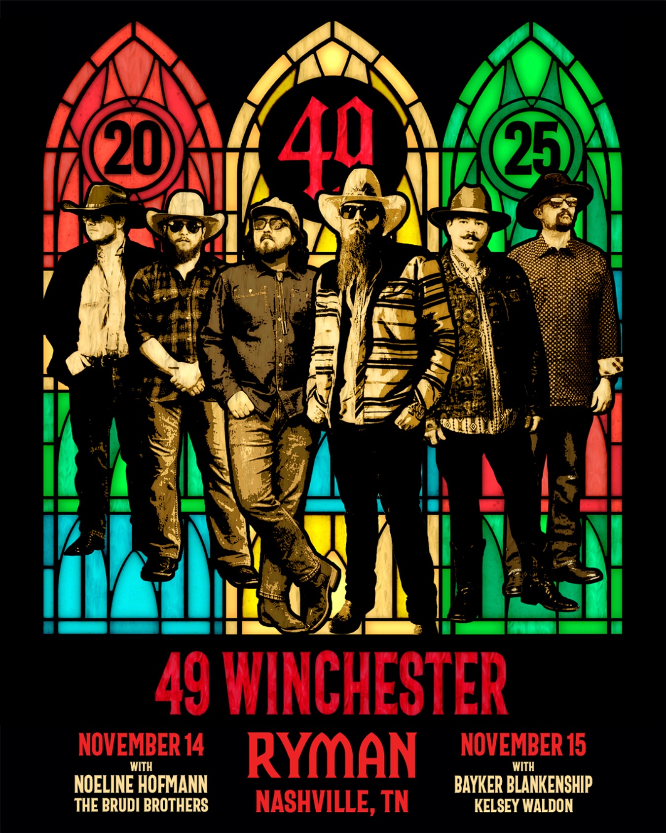 49 Winchester Tour Poster