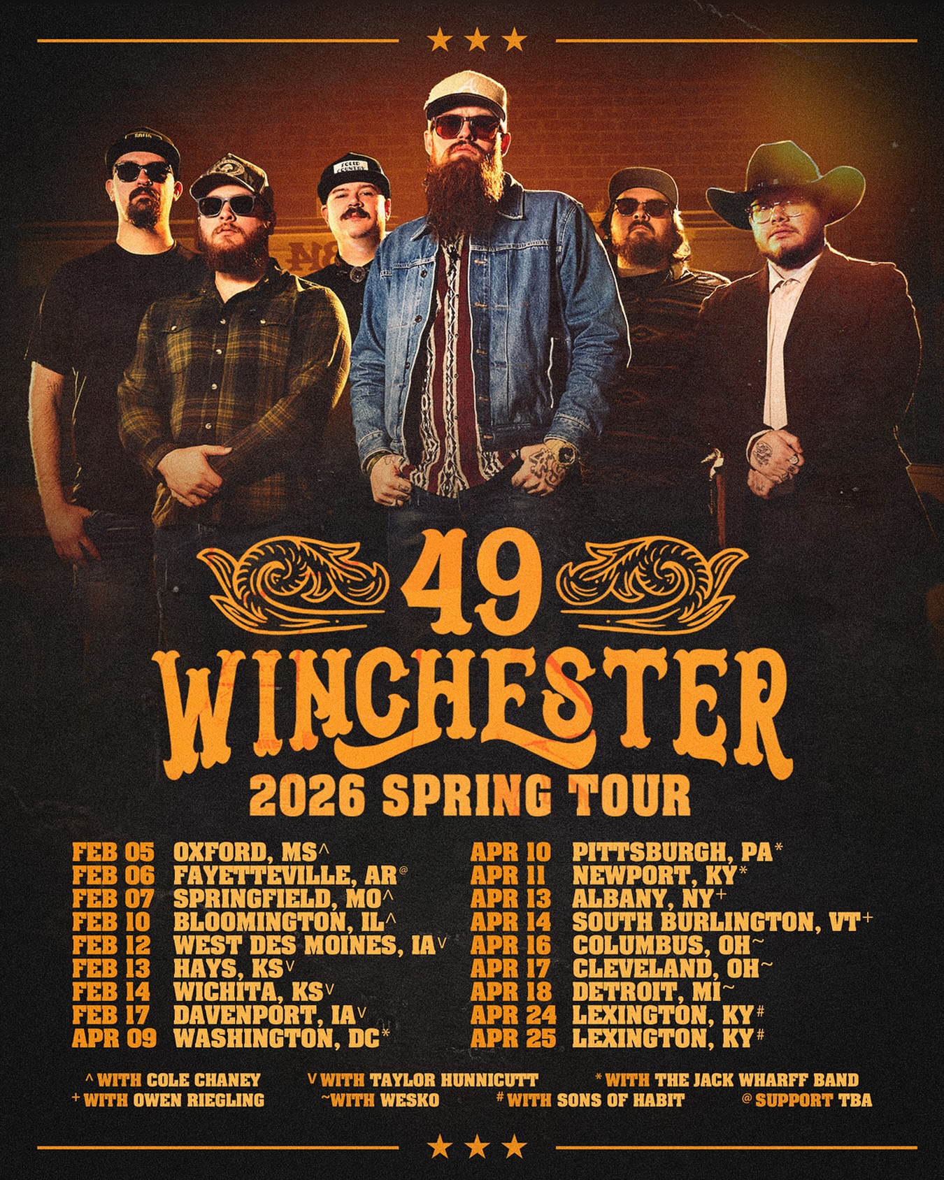 49 Winchester Tour Poster
